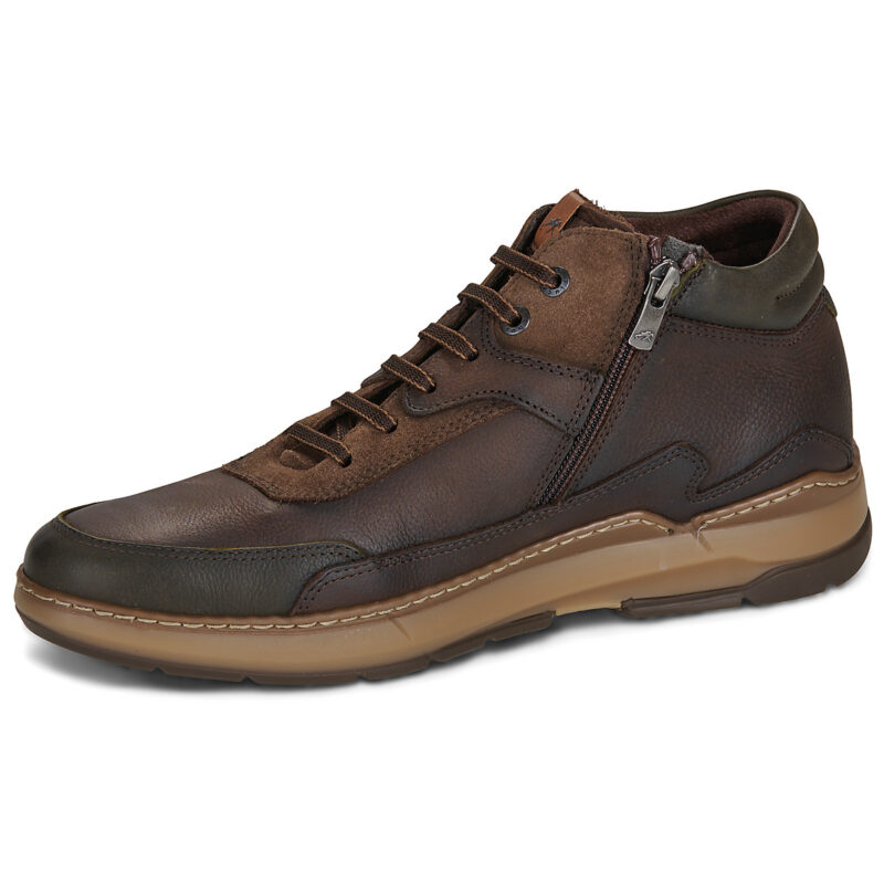 Fluchos JEFF Brown - Herren-Sneaker mit hohem Schaft - Gr&ouml;&szlig;e 4