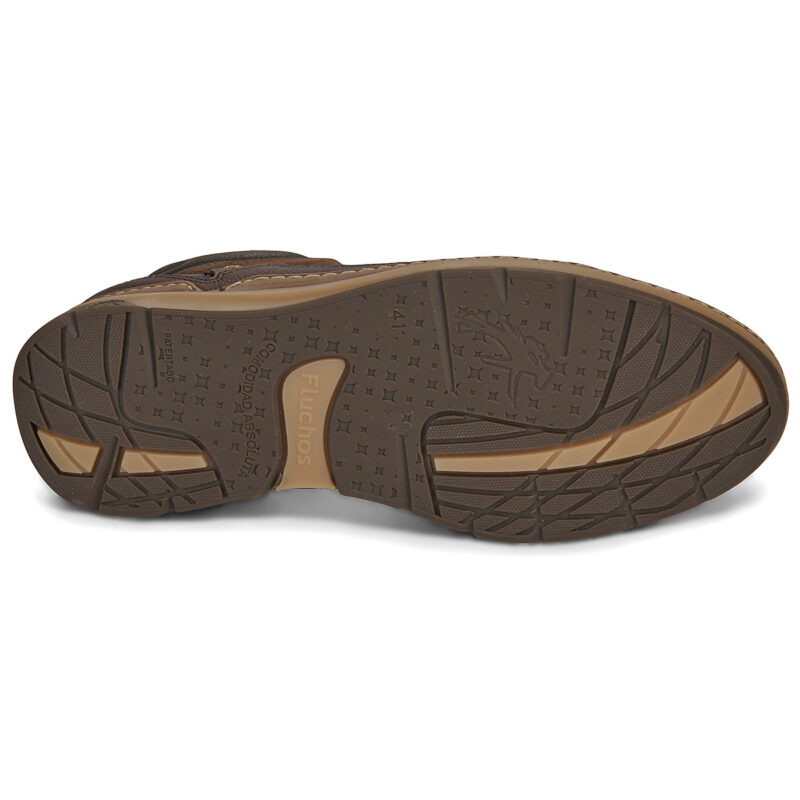 Fluchos JEFF Brown - Herren-Sneaker mit hohem Schaft - Gr&ouml;&szlig;e 7