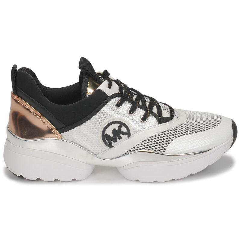 MICHAEL Michael Kors CHARLIE TRAINER White Low Top Sneakers Women - 2
