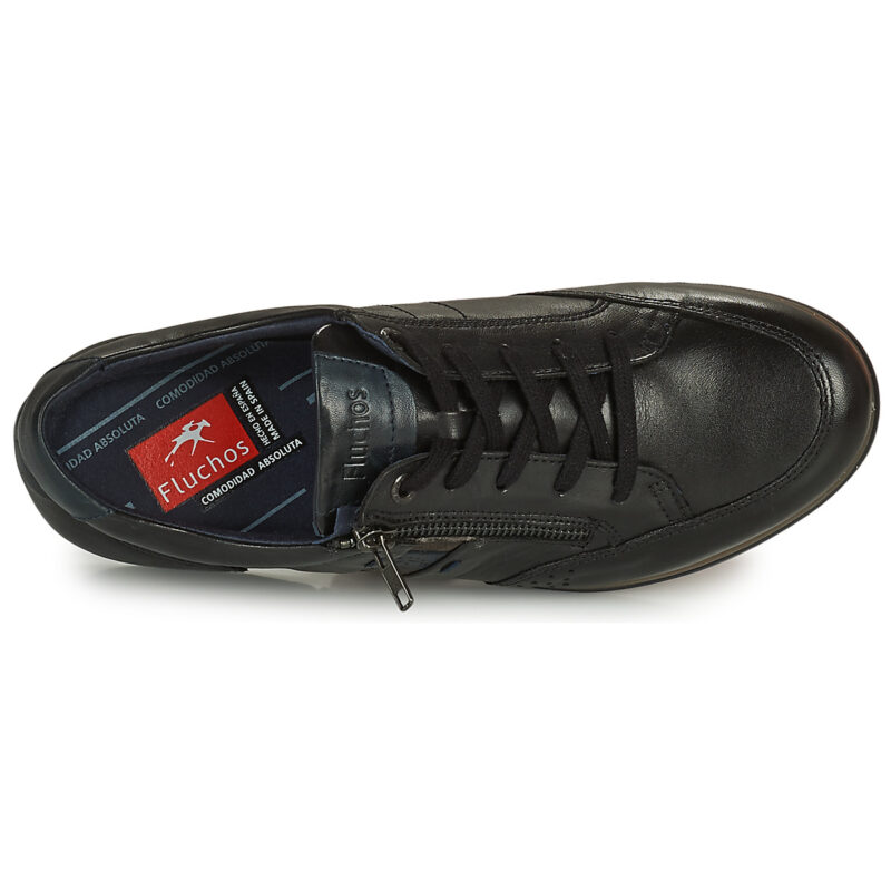 Fluchos 1280-HABANA-NEGRO Zapatillas Hombre Negro - 6