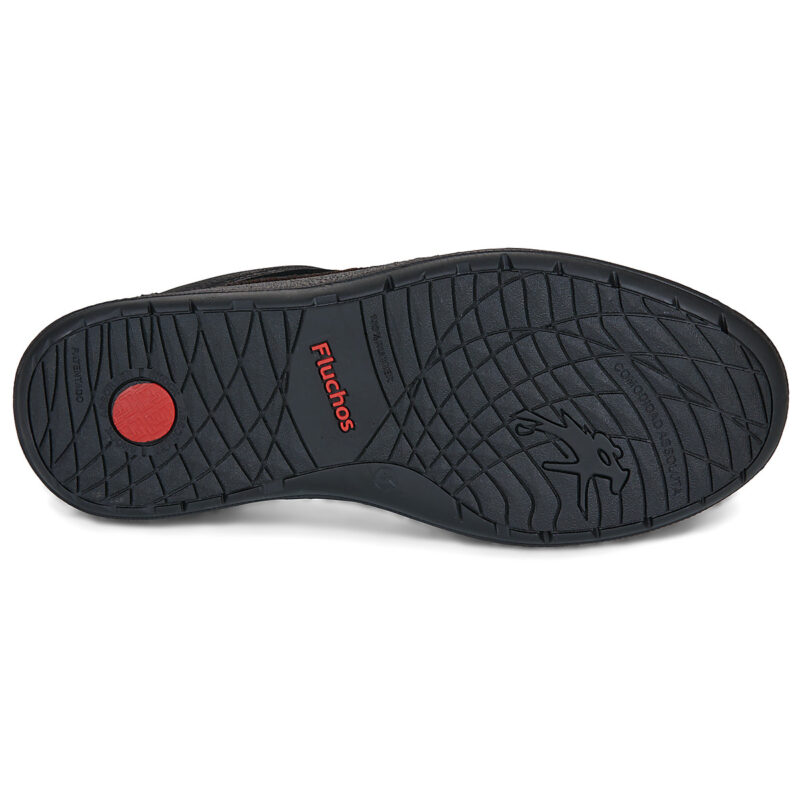 Fluchos ROCKY Schwarz - Herren-Sneaker - Gr&ouml;&szlig;e 7