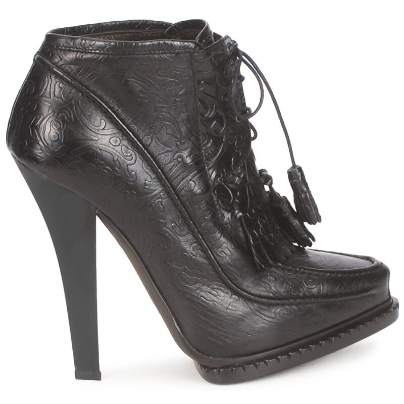Roberto Cavalli QDS640-PZ030 Nero Stivaletti Donna - 2