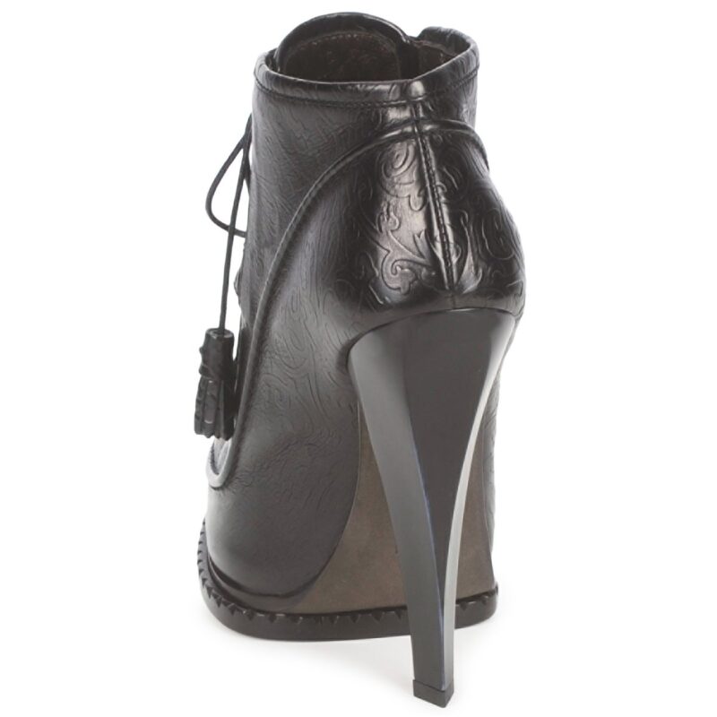 Roberto Cavalli QDS640-PZ030 Nero Stivaletti Donna - 5