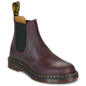 Stivaletti uomo Dr. Martens  2976 YS CHERRY RED CRAZY HORSE  Bordeaux Dr. Martens 190665823547