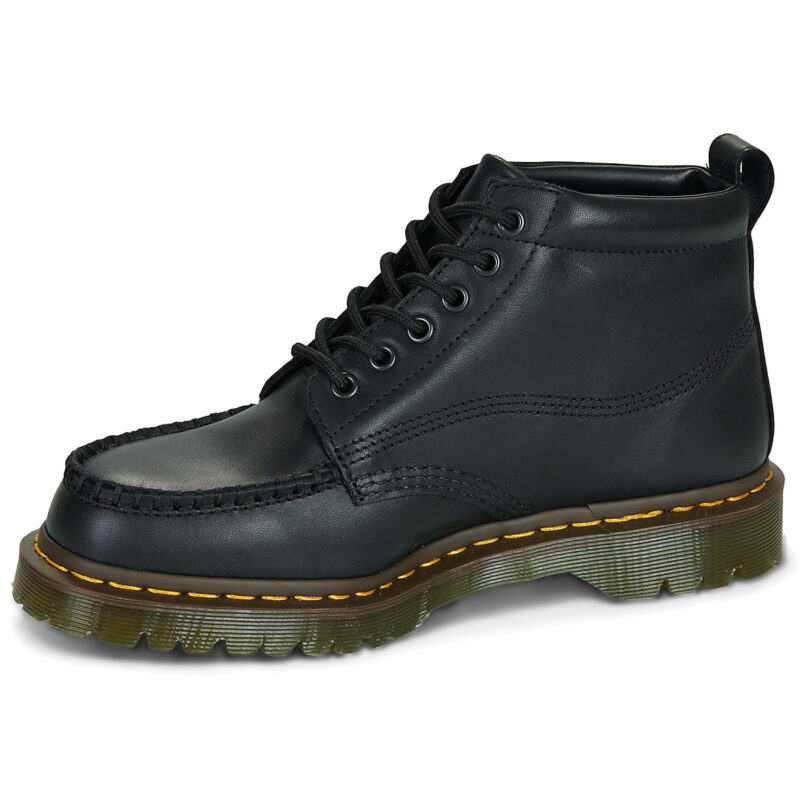 Dr. Martens LOWELL CHUKKA BLACK CRAZY HORSE Nero - Stivaletti Uomo - 4