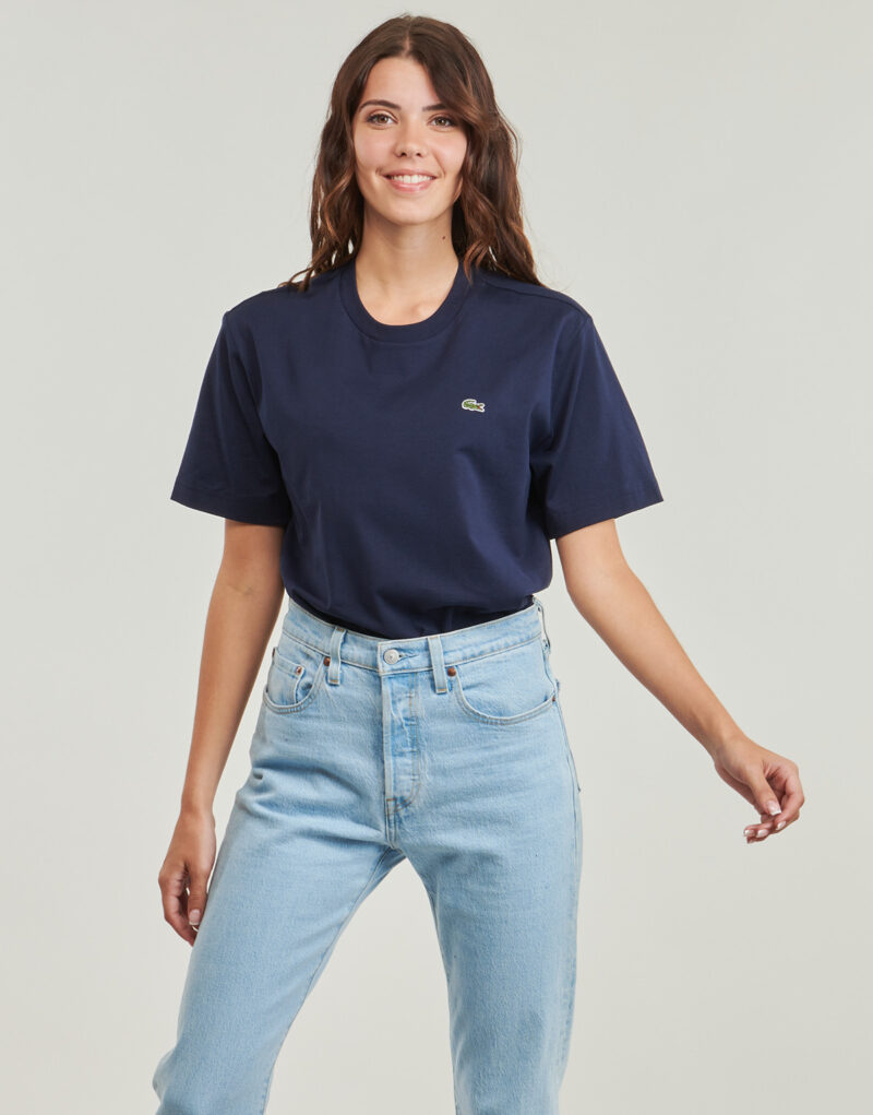 T-shirt Lacoste TF7215 Marine T-shirt maniche corte Donna - 2