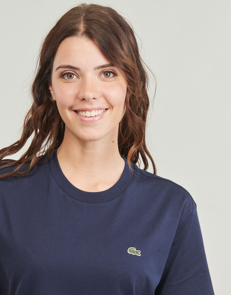 T-shirt Lacoste TF7215 Marine T-shirt maniche corte Donna - 5
