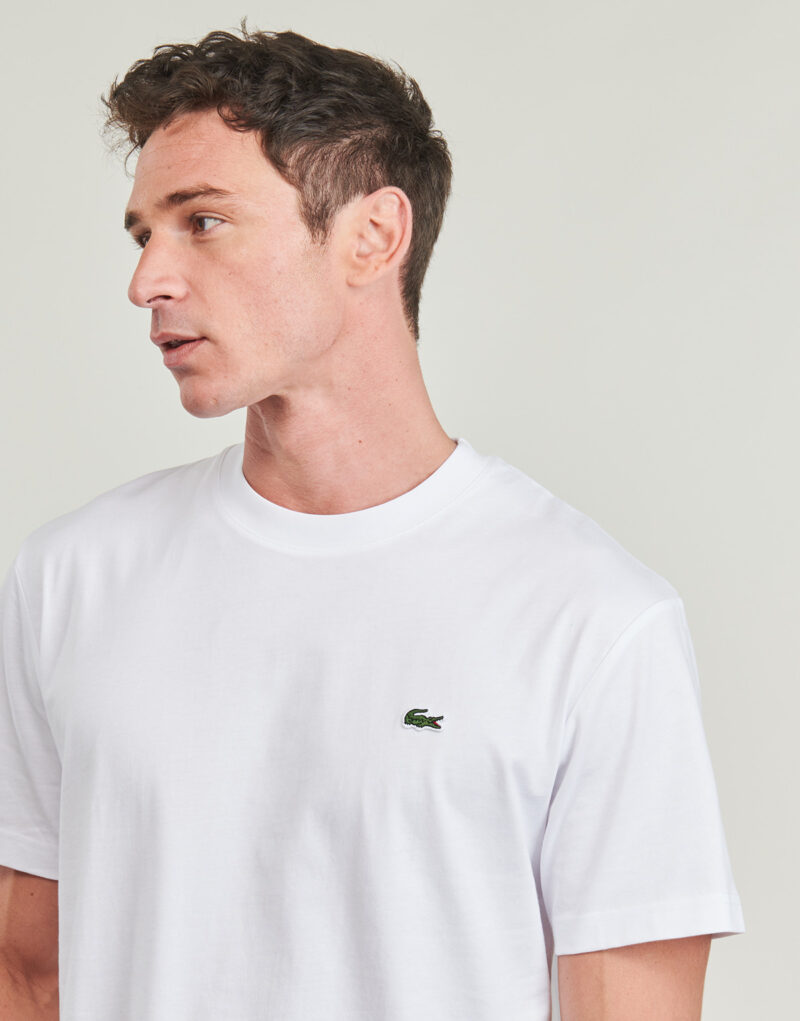 Camisetas Lacoste TH7318 Camiseta blanca de manga corta para hombre - 5