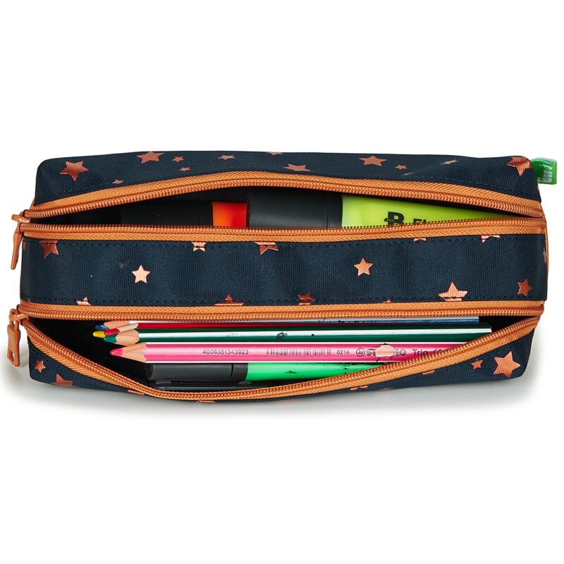 Bambina Tann's ETOILE MARINE TROUSSE DOUBLE Blu Astucci scolastici Bambina - 3