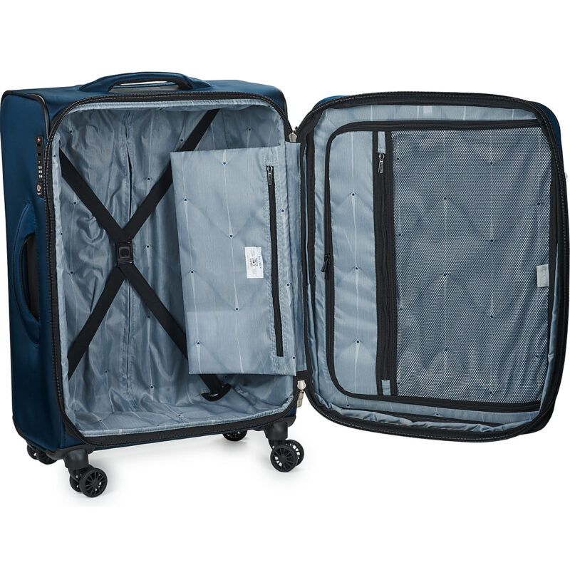 DELSEY PARIS SKY MAX 2.0 EXTENSIBLE 4DR 70CM Marine Valigia morbida Uomo - 5