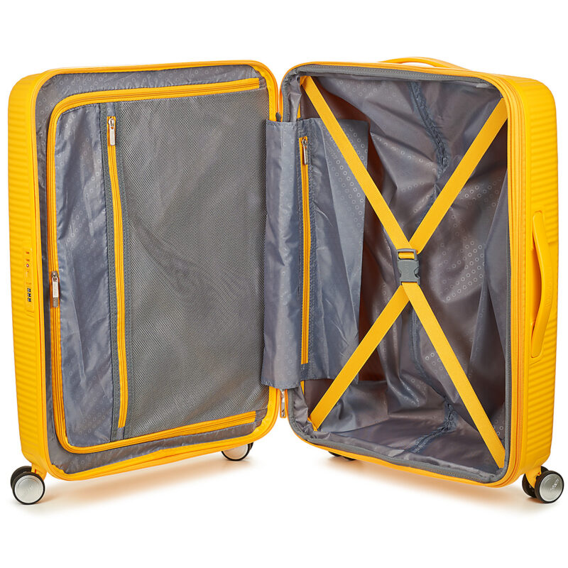 American Tourister SOUNDBOX SPINNER 67/24 TSA EXP Giallo Valigia rigida Uomo - 5