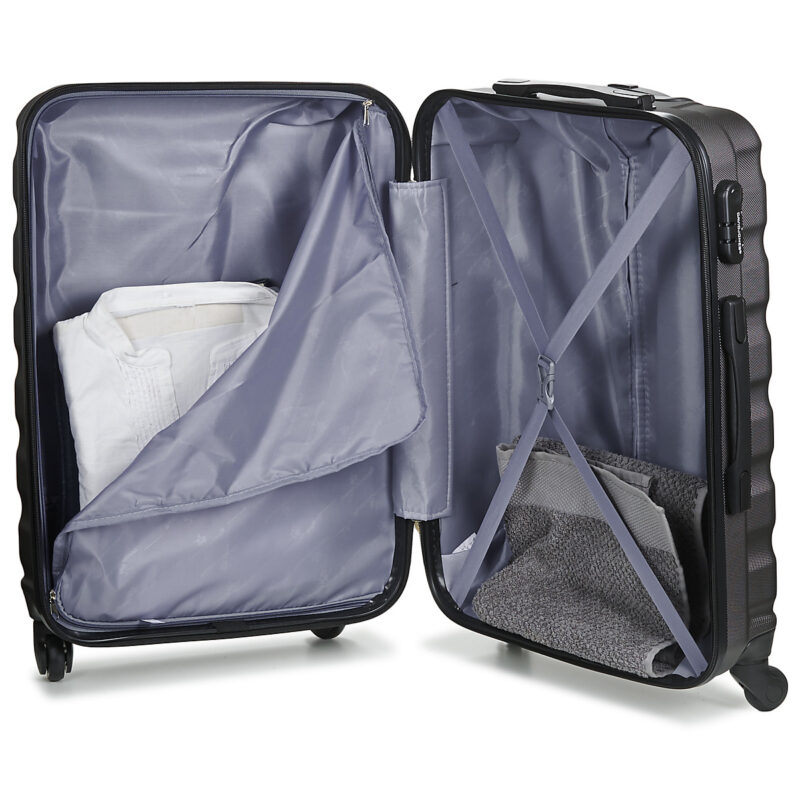 David Jones CHAUVETTINI 65L MEDIUM Grigio Valigia rigida Uomo - 5