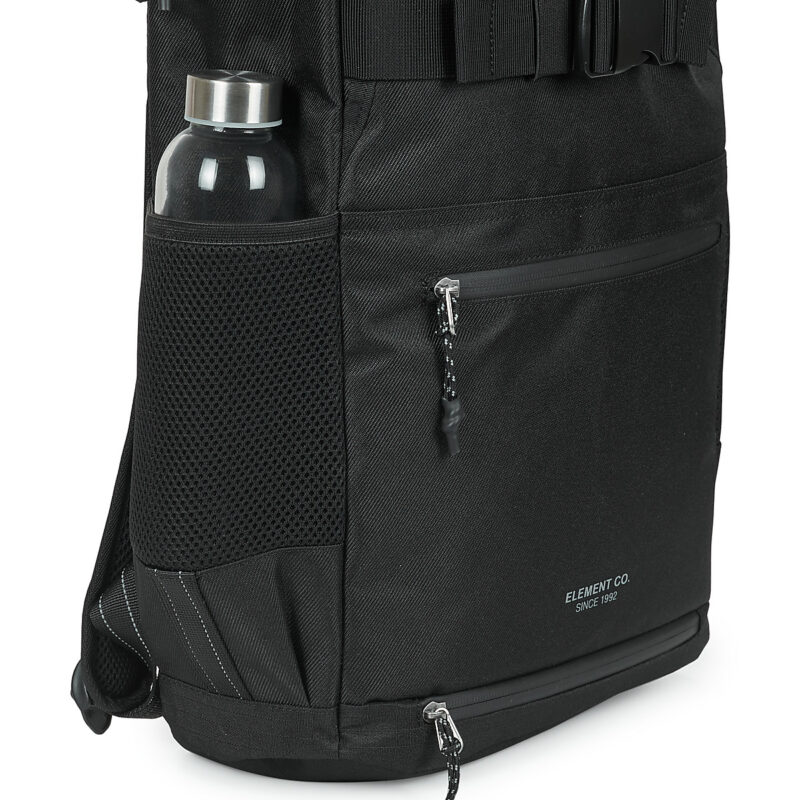 Uomo Element GROUND SKATE ROLL TOP Nero Zaino Uomo - 4