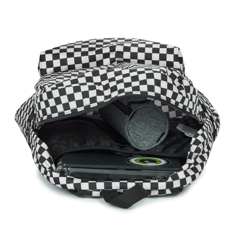 Uomo Vans OLD SKOOL CHECK BACKPACK Multicolore Zaino Uomo - 5