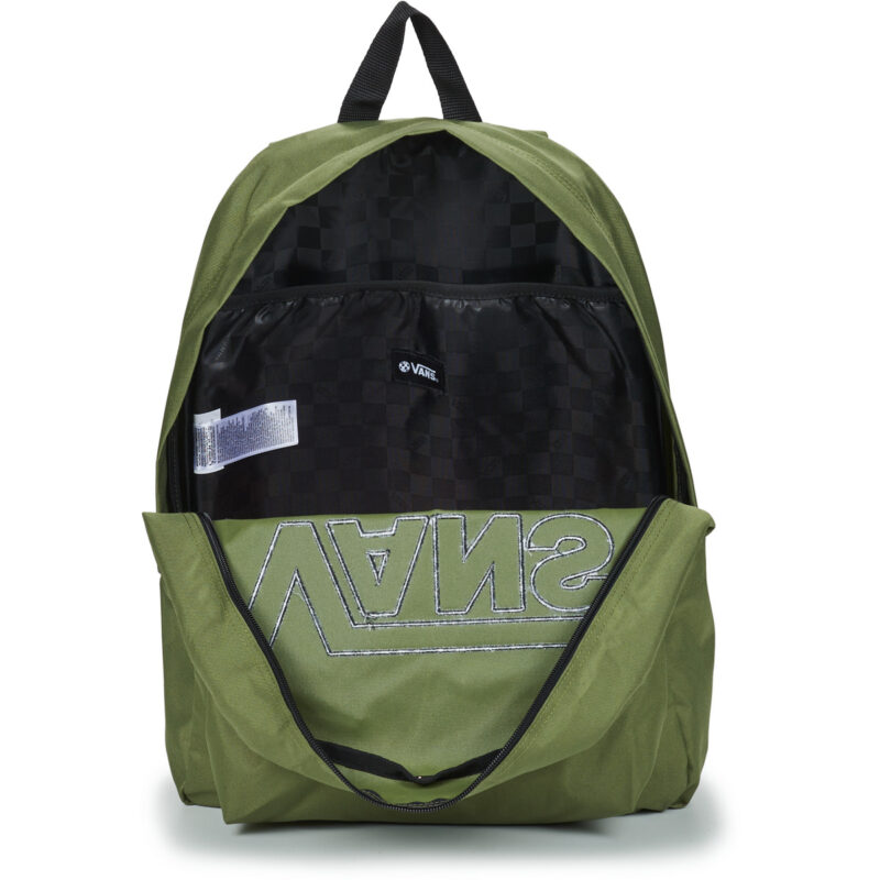 Uomo Vans Old Skool Drop V Backpack Verde Zaino Uomo - 5