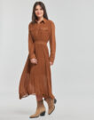 Abito Betty London MADULIE Marrone Abiti Lunghi Donna - 3