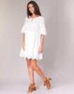 Abito corto Betty London INNATU Bianco Abiti corti Donna - 3