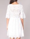 Abito corto Betty London INNATU Bianco Abiti corti Donna - 5