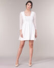 Abito corto Betty London J. LOUISE Bianco Abiti corti Donna - 3