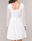 Abito corto Betty London J. LOUISE Bianco Abiti corti Donna - 5