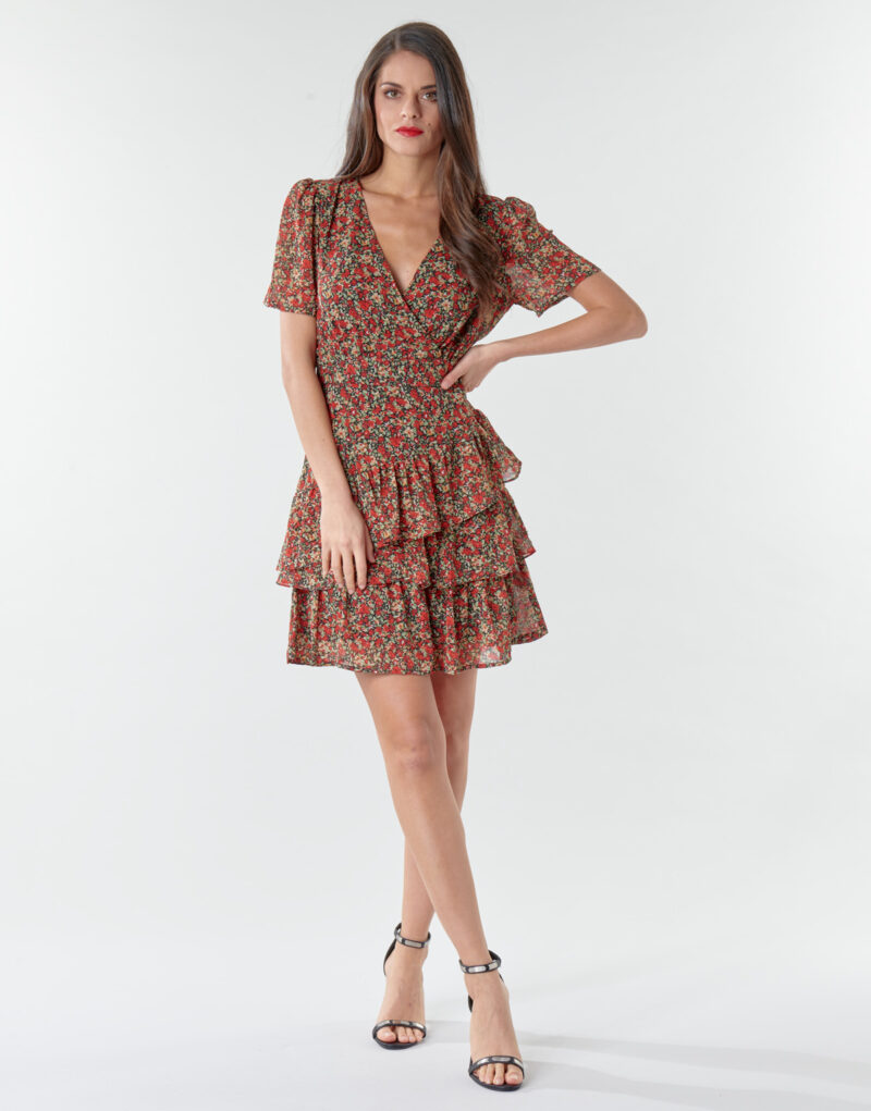 Abito corto Moony Mood ORNAMA Rosso Abiti corti Donna - 2