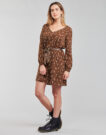 Abito corto Betty London PARRI Marrone Abiti corti Donna - 3