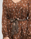 Abito corto Betty London PARRI Marrone Abiti corti Donna - 5