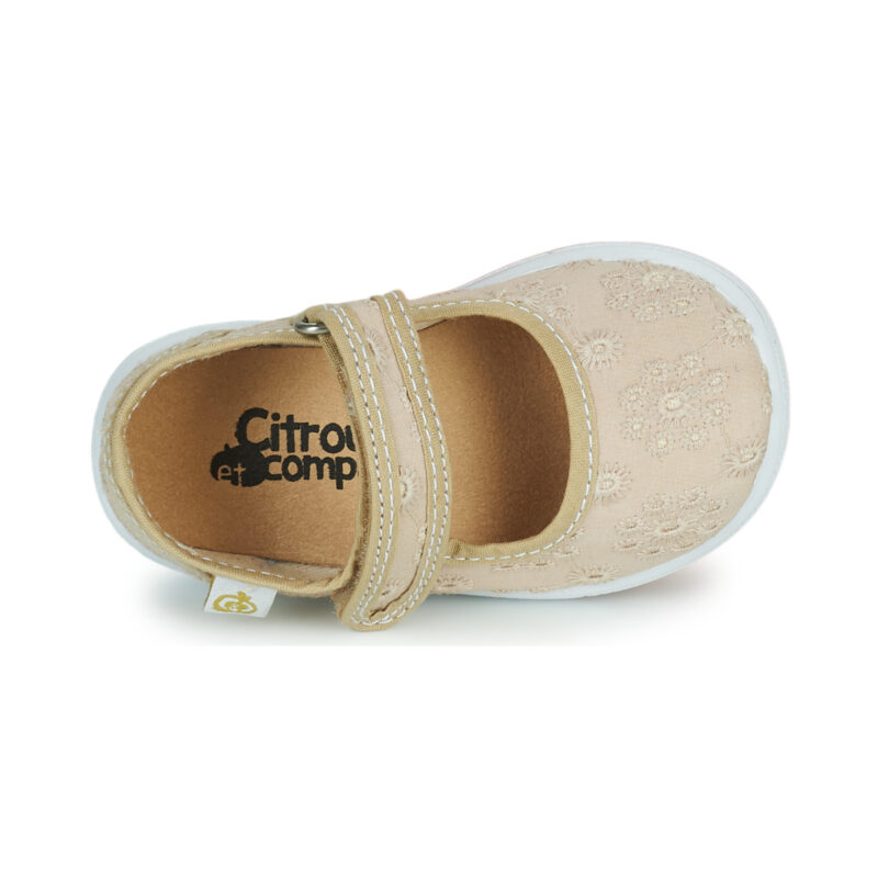 bambina ragazza Citrouille et Compagnie OSAPA Beige Ballerine Bambina - 6
