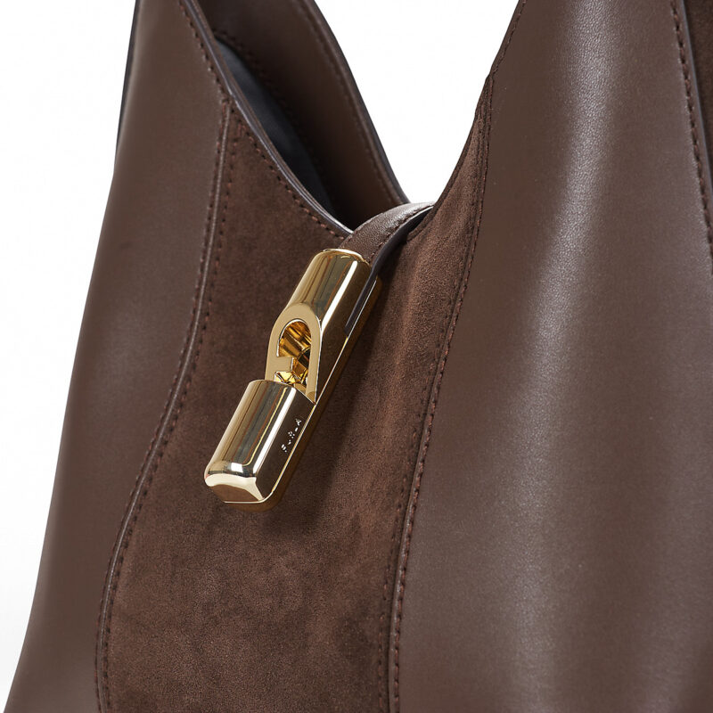 Furla FURLA GOCCIA S HOBO Marrone Borse a spalla Donna - 4