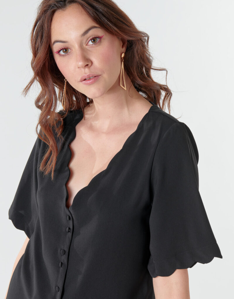 Camicetta Betty London NOISIE Nero Camicette Donna - 5