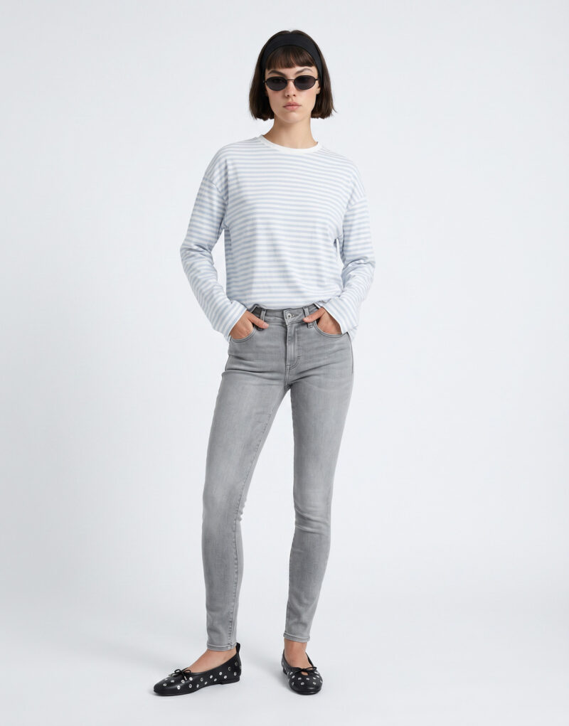 Jeans skynny G-Star Raw LYNN MID SKINNY WMN Grigio Jeans skynny Donna - 2