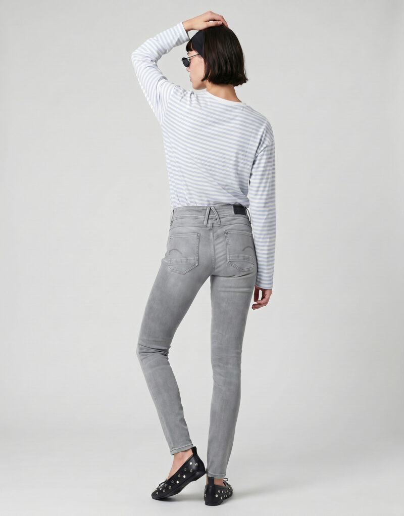 Jeans skynny G-Star Raw LYNN MID SKINNY WMN Grigio Jeans skynny Donna - 4