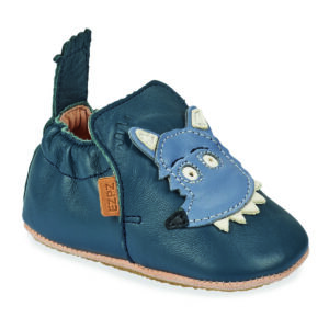 Pantofole bambini ragazza Easy Peasy  MY BLUBLU PETIT LOUP  Blu Easy Peasy 3608927690839
