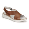 Sandali con zeppa    ODILE  Marrone