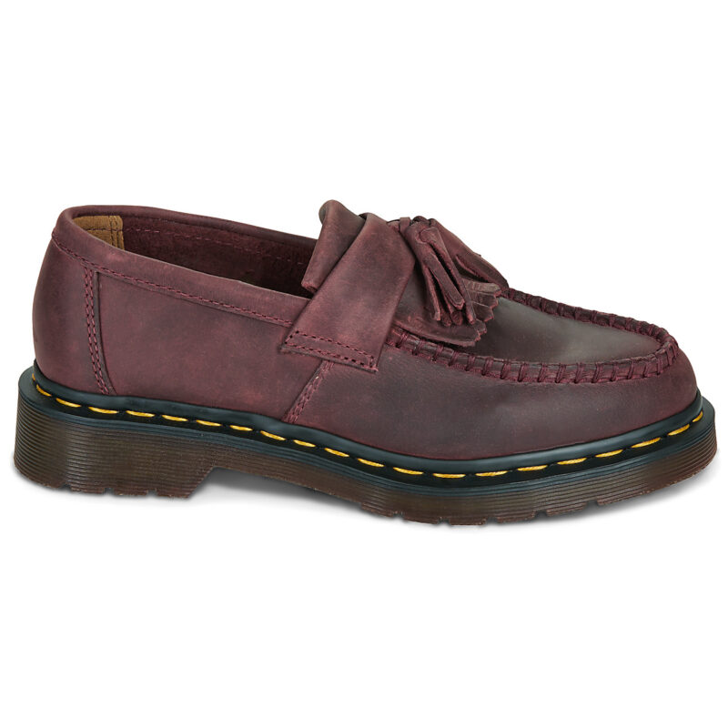 Dr. Martens  ADRIAN CHERRY RED CRAZY HORSE  Bordeaux -  Mocassini Uomo - 2
