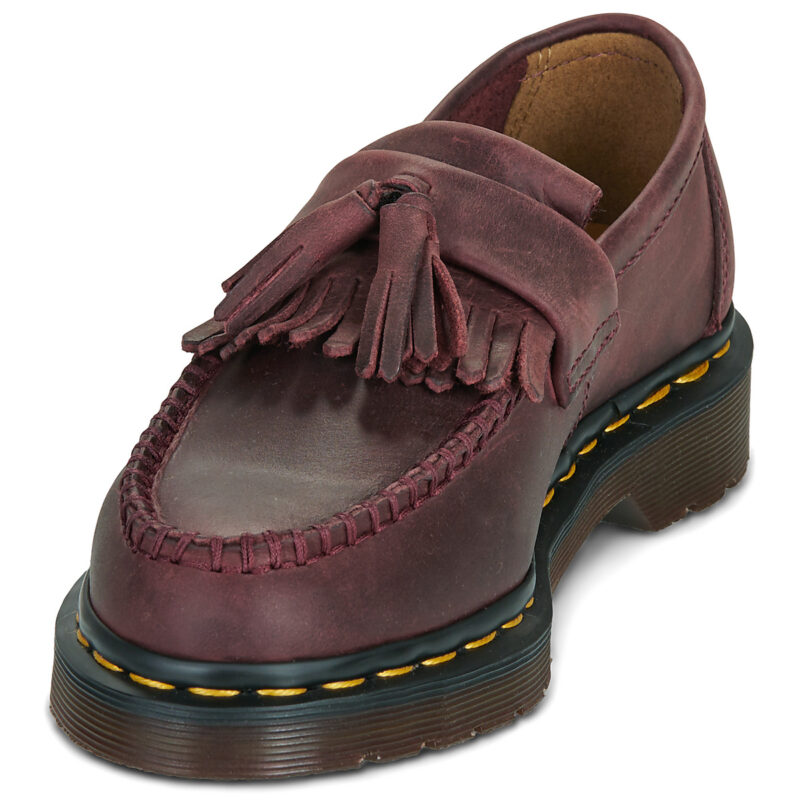 Dr. Martens  ADRIAN CHERRY RED CRAZY HORSE  Bordeaux -  Mocassini Uomo - 3