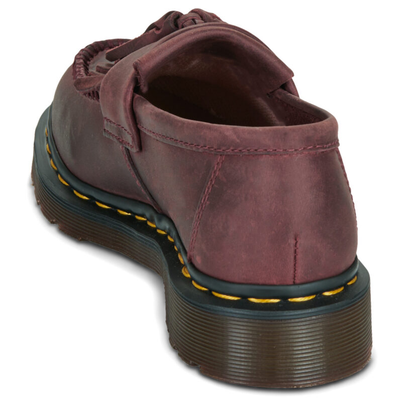 Dr. Martens  ADRIAN CHERRY RED CRAZY HORSE  Bordeaux -  Mocassini Uomo - 5