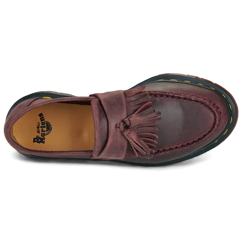 Dr. Martens  ADRIAN CHERRY RED CRAZY HORSE  Bordeaux -  Mocassini Uomo - 6