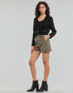 Shorts Moony Mood LEODORA Marrone Shorts Donna - 3