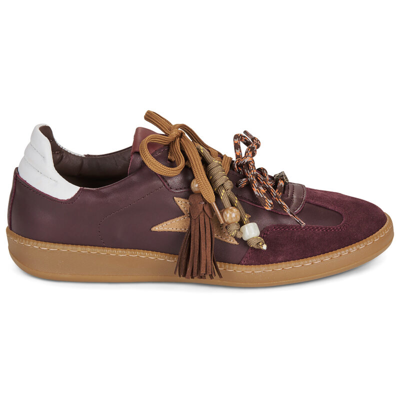 Meline - Bordeaux Sneakers basse Donna - 2