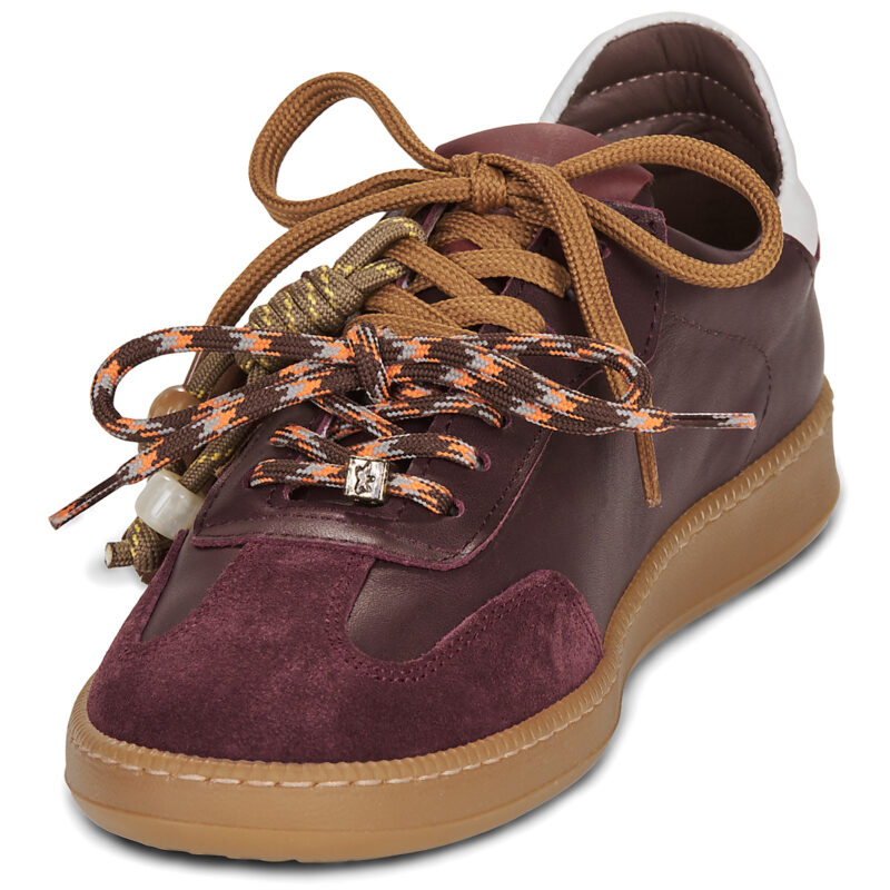 Meline - Bordeaux Sneakers basse Donna - 3