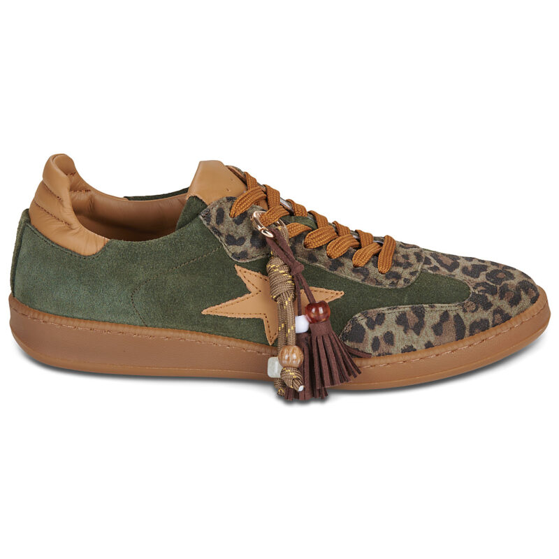Meline - Kaki Sneakers basse Donna - 2