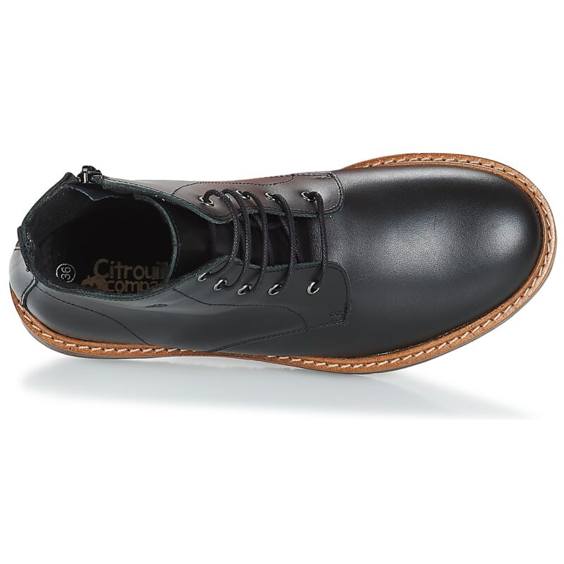 Citrouille et Compagnie JENKI Schwarze Stiefeletten – Mädchenstiefel – 6