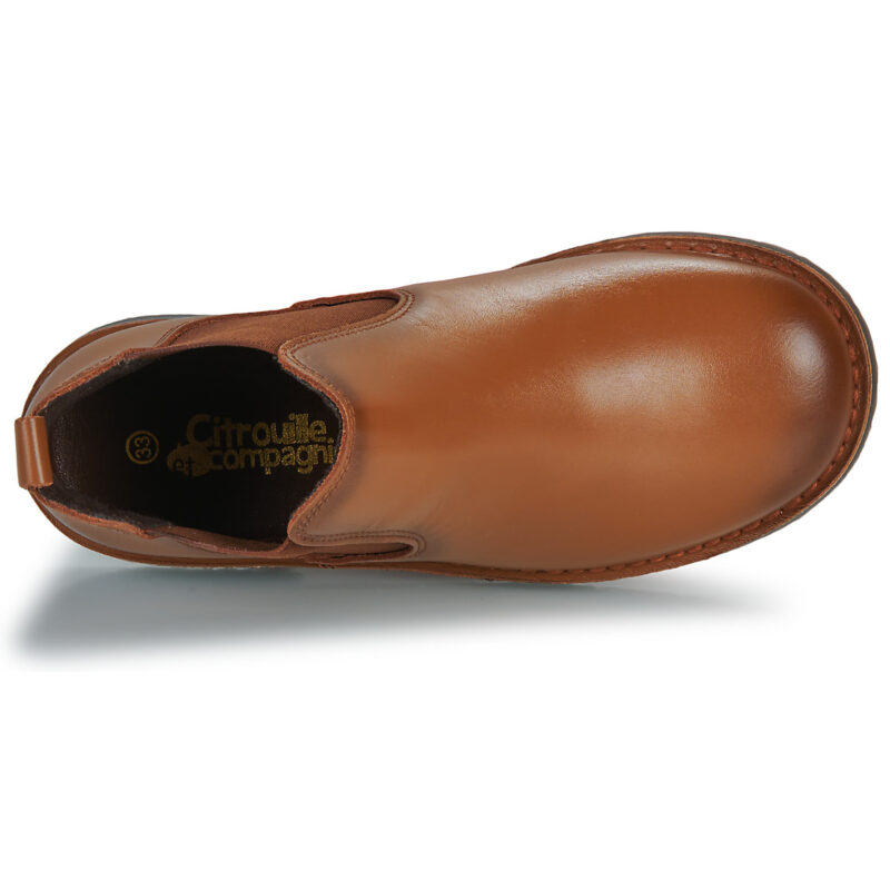 Citrouille et Compagnie HOVETTE Marrone Boots Bambino - 6