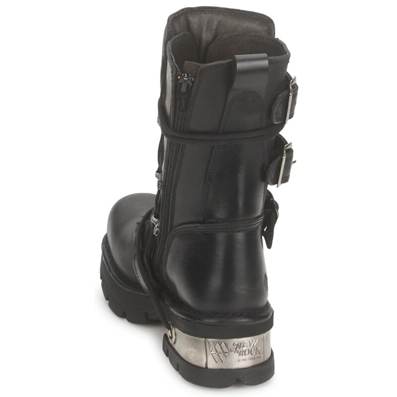 New Rock CALAMITOUS Nero Stivaletti Uomo - 5