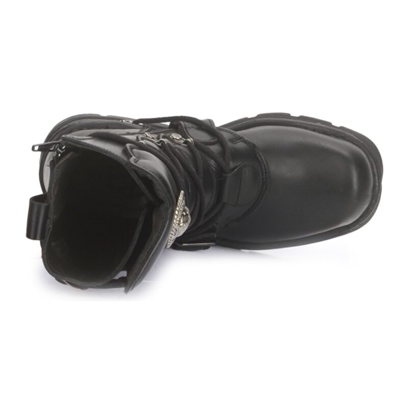 New Rock CALAMITOUS Nero Stivaletti Uomo - 6