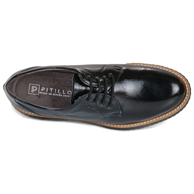 Pitillos 11551 Nero Derby Donna - 6