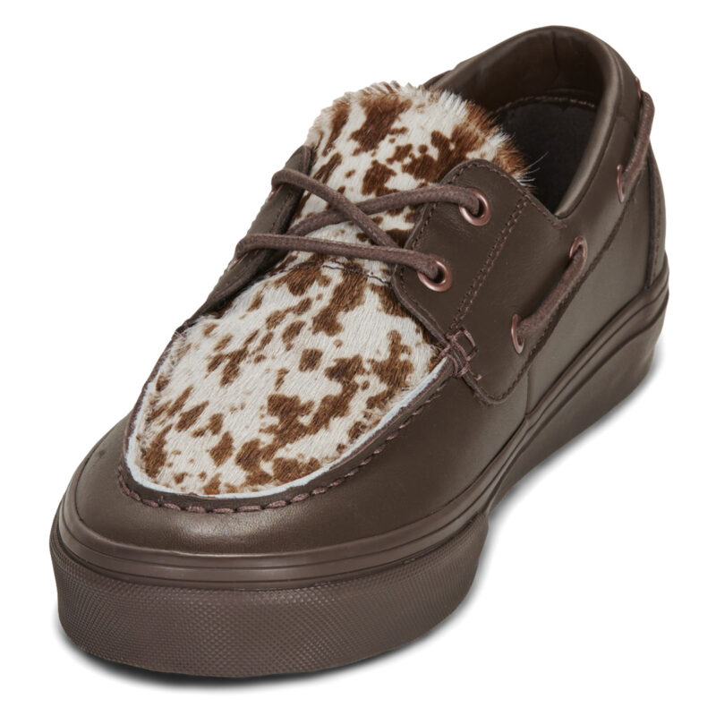 Vans 2-Eyelet Boat Shoe Marrone Scarpe da barca Donna - 3