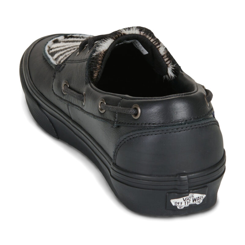 Vans 2-Eyelet Boat Shoe Nero Scarpe da barca Donna - 5