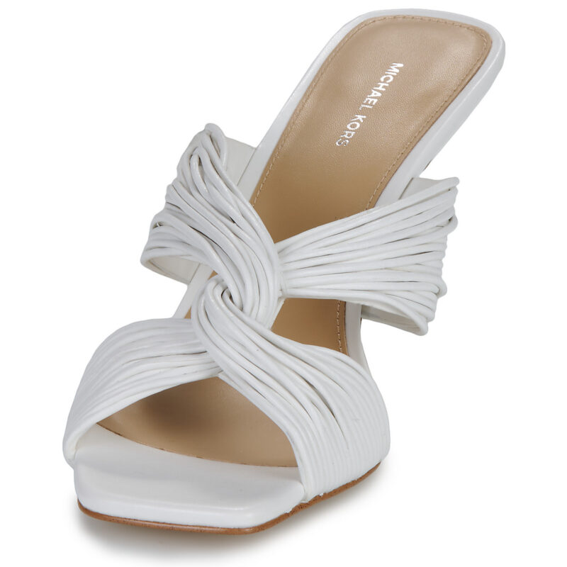 MICHAEL Michael Kors ALESSIA MULE SANDAL Bianco Ciabatta Donna - 3